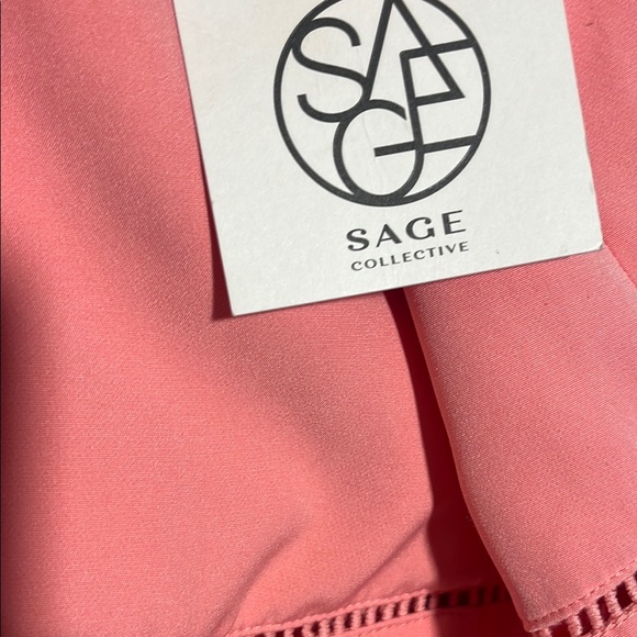 Sage Collective Womens Dress Elegant Pink Dress Spaghetti Straps  size 12 NWT - Picture 5 of 5